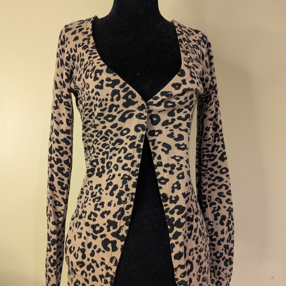 Dynamite Tan and Black Patterned Sweater